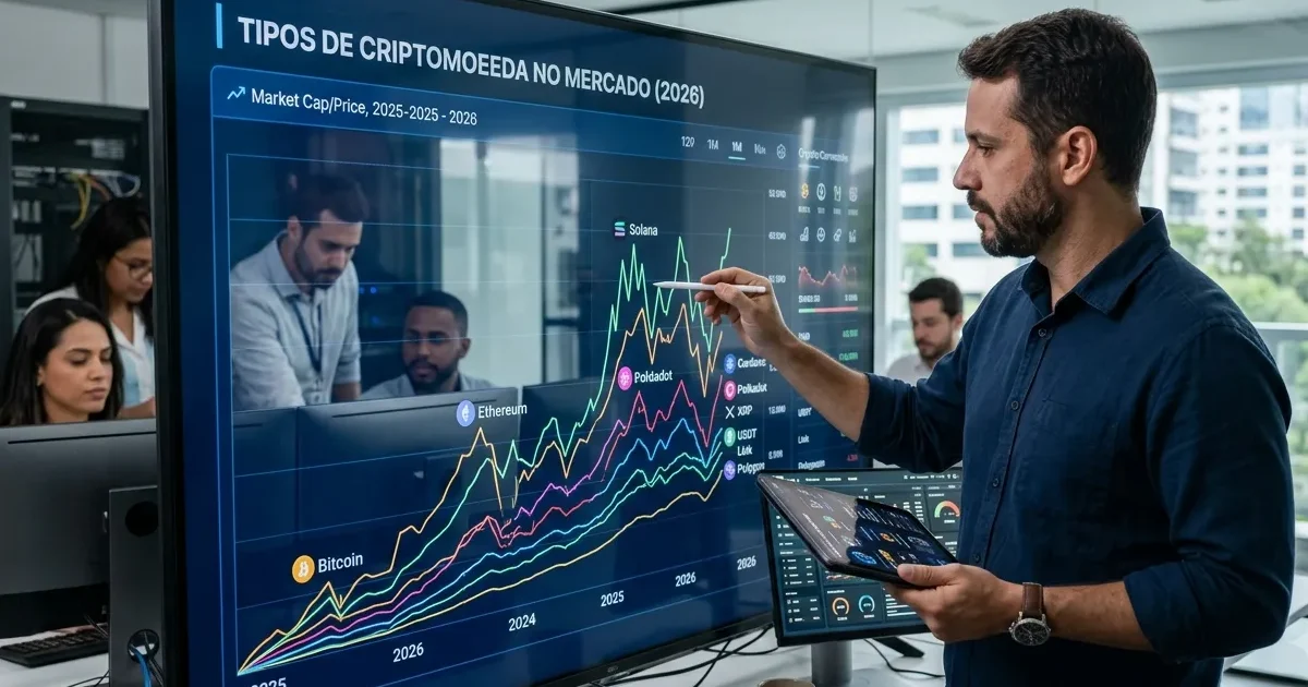 Melhores criptomoedas para investir em 2026: além do Bitcoin