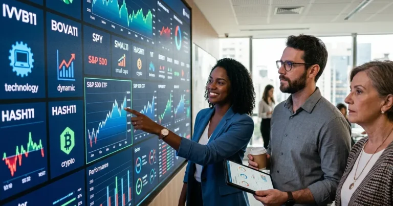 Melhores ETFs para investir em 2026: renda variável simples e barata